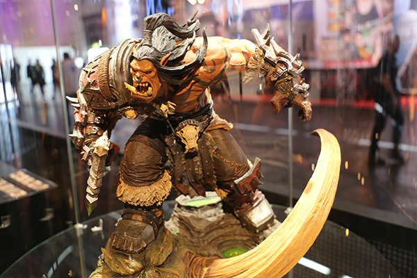 wow orc statue