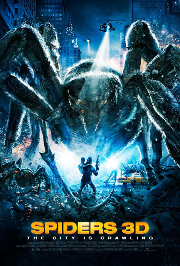 spiders 3d filmposter
