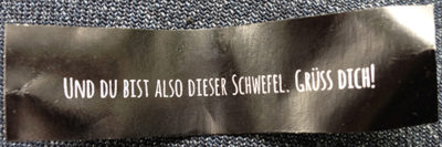 Top 10 fiese Sprüche in Pechkeksen